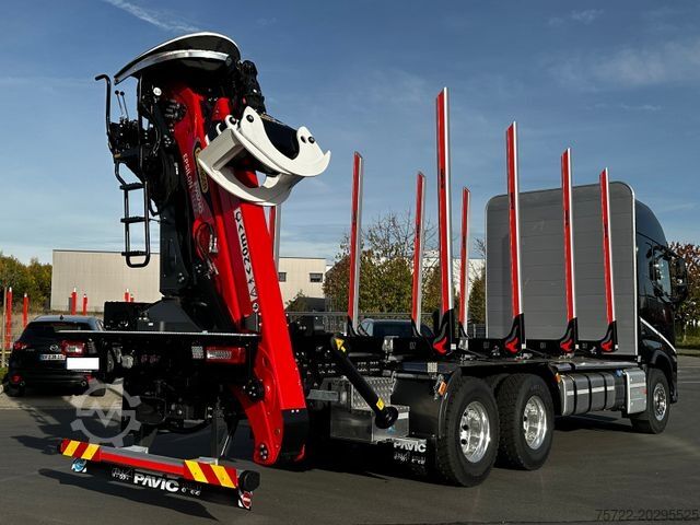 Holztransporter LKW VOLVO FH 540 BL 6x4/KRAN EPSILON M12Z105