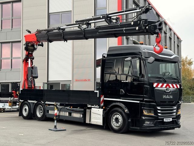 Truck mounted crane MAN TGX 26.540 6x2-4 LL Containerpritsche/Fassi 545