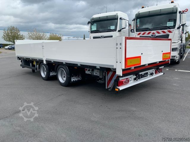 Anhänger mit offener Pritsche PAVIC TBPA 14 64ZC PRITSCHE MIT CONTAINERVERRIEGELUNG