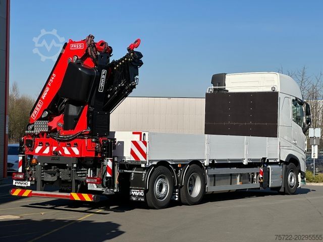 Truck mounted crane VOLVO FH 500 6x2 Container-Pritsche/FASSI 545RA.2.28