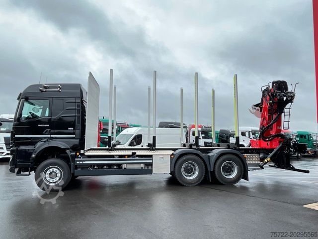 Logging truck MAN TGS 33.520 BL 6x4 EPSILON Q150Z SOFORT VERFÜGBAR