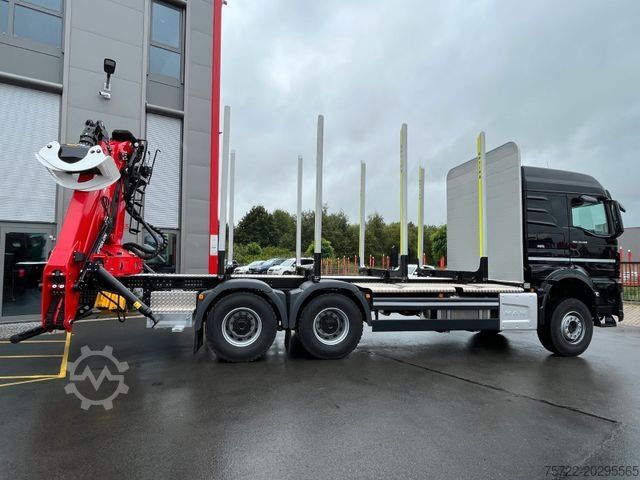 Logging truck MAN TGS 33.520 BL 6x4 EPSILON Q150Z SOFORT VERFÜGBAR