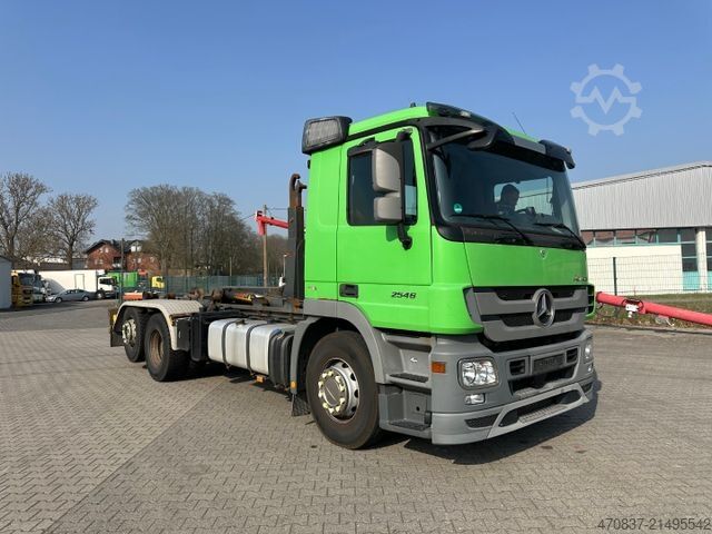 Abrollkipper MERCEDES-BENZ Actros 2546 6x2 / Retarder / Hyva 20 60 S / Lenk