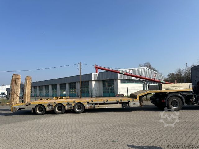 Low loader semitrailer  Ceylan Treyler / hydr. Rampen / GG 48.000 kg