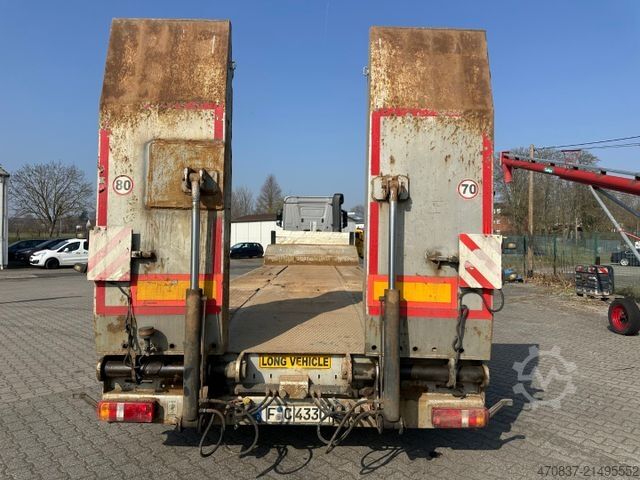 Low loader semitrailer  Ceylan Treyler / hydr. Rampen / GG 48.000 kg