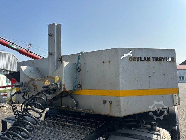 Low loader semitrailer Ceylan Treyler / hydr. Rampen / GG 48.000 kg
