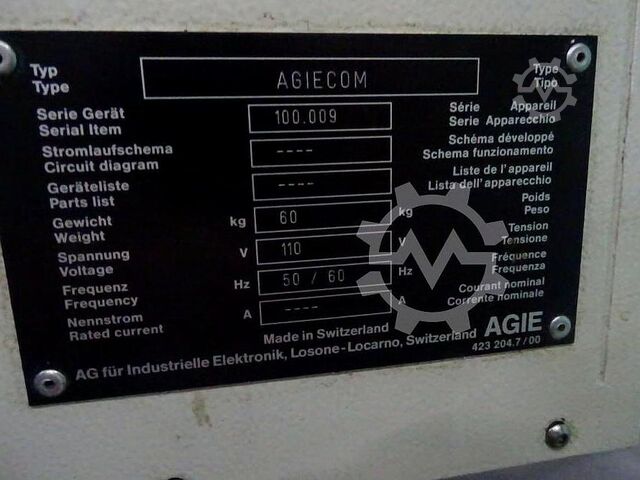 Drahterodiermaschine AGIE Agietron Integral 3
