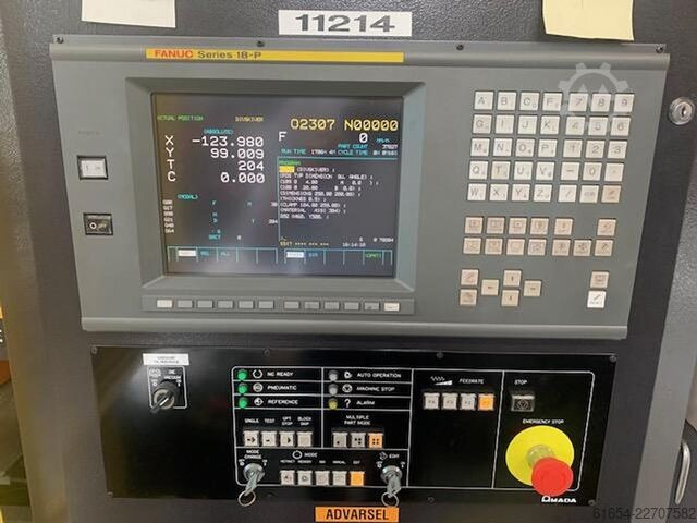 USED CNC-TURRET PUNCHER MANUF. AMADA, MODEL MERC-722 AMADA MERC-722
