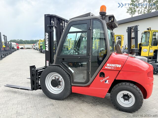 Rough terrain forklift Manitou MSI30 / DIESEL / DUPLEX 3350 / CABIN