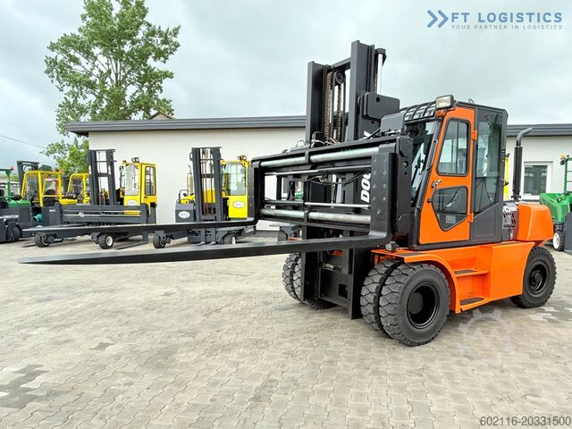 Four-wheel forklift DOOSAN 70 / DUPLEX / FORK 2500MM / POSITIONER
