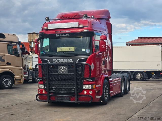 Schwerlast LKW/SZM SCANIA R 580 * V8 * KIPP * STANDKLIMA *  90T ZUGLAST *