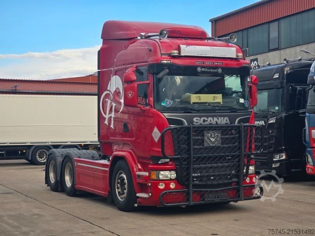 Schwerlast LKW/SZM SCANIA R 580 * V8 * KIPP * STANDKLIMA *  90T ZUGLAST *