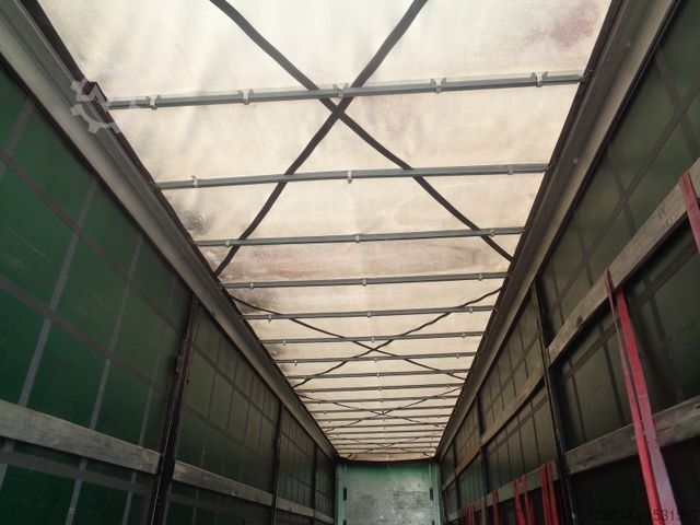 Auflieger mit Pritsche & Plane KÖGEL S24-1 Mega 435/50 R19,5 Liftachse SAF