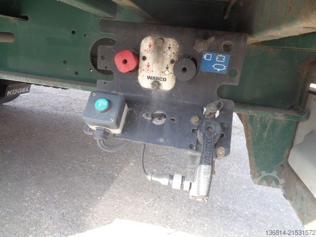 Auflieger mit Pritsche & Plane KÖGEL S24-1 Mega 435/50 R19,5 Liftachse SAF