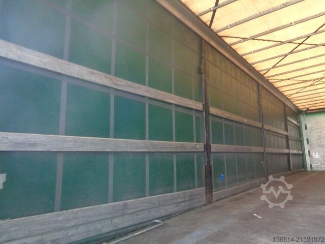 Auflieger mit Pritsche & Plane KÖGEL S24-1 Mega 435/50 R19,5 Liftachse SAF