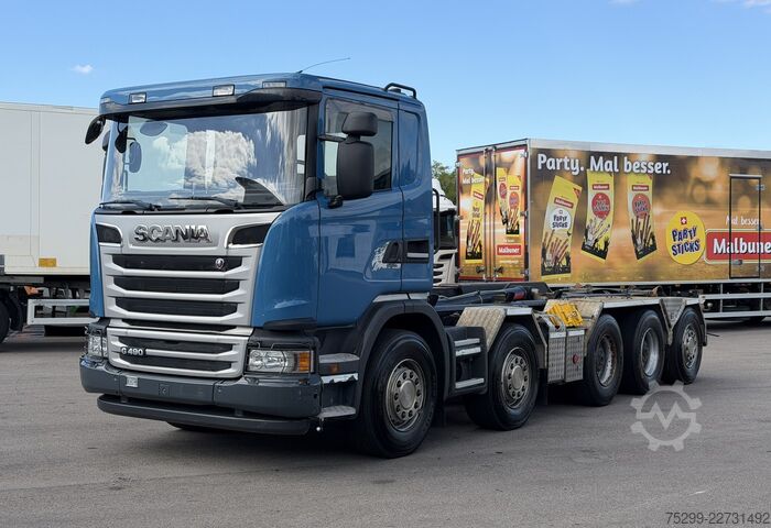 Abrollkipper Scania G 490 LB 10x4 Hakengerät / Swiss-Vehicle