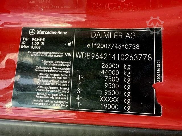 3-Seiten-Kipper Mercedes-Benz Arocs 2642/6x4/ 3 x - Seiten Kipper Meiller/Eu6
