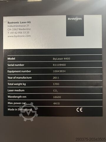 Laserschneidmaschine Bystronic BySpeed Pro 3015