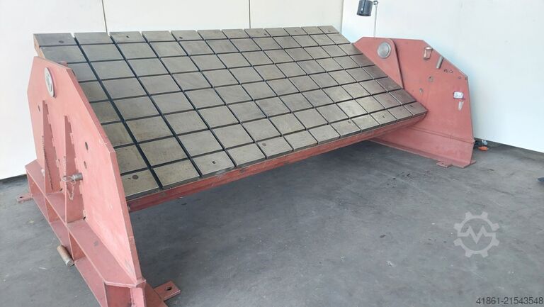 Schwenkbare T-Nutenplatte + Untergestell UNBEKANNT 3000 x 1500