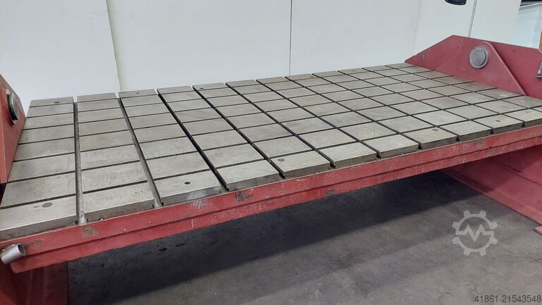 Schwenkbare T-Nutenplatte + Untergestell UNBEKANNT 3000 x 1500