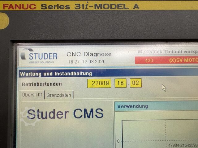 CNC cylindrical grinding machine STUDER S41