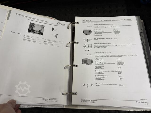 CNC cylindrical grinding machine STUDER S41