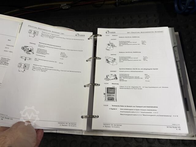 CNC cylindrical grinding machine STUDER S41