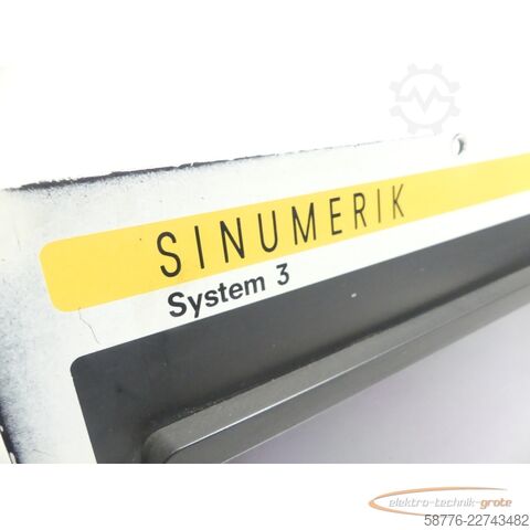 Komponente Siemens SINUMERIK 548 025.9015.04 System 3 Bedientafel + Steuerung SN A1452596