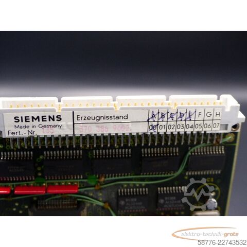 Komponente Siemens Sinumerik 880 PLC 6FX1138-6BB00 / 570 386 9002. E-Stand E 00