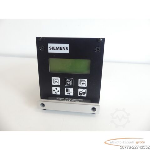 Komponente Siemens SITRANS F C MASS 6000 FDK:083H0204 SN 134835N324