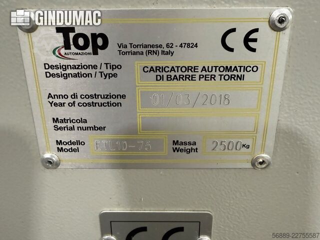 TOP Automazioni Top Loader ETL 10-75 (2018) TOP Automazioni Top Loader ETL 10-75 (2018)