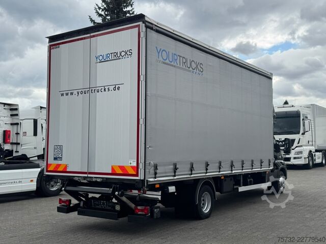 Transporter mit Pritsche & Plane Iveco Daily E6 Plane LBW Klima Schlafplatz 88 TKm