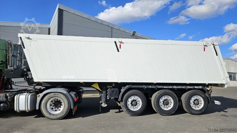 Kipper Auflieger KEMPF SKM 35/3 Alukastenmulde