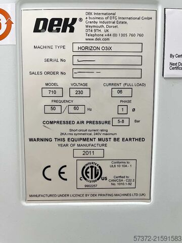 Schablonendrucker DEK Horizon O3iX