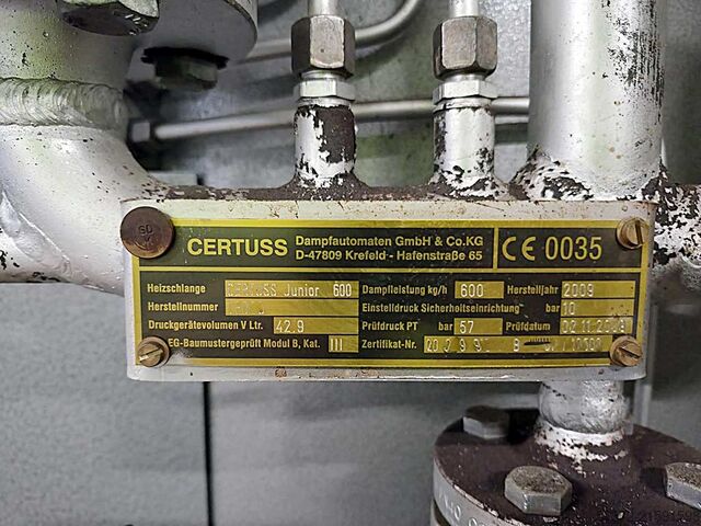 Dampfkessel Certuss Junior 600