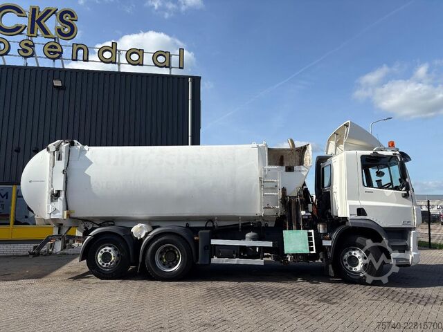 Abfallsammelfahrzeug DAF CF 290 + VUILNISWAGEN + 6X2 + LIFT/STUUR AS + E...