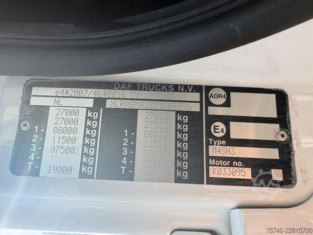 Abfallsammelfahrzeug DAF CF 290 + VUILNISWAGEN + 6X2 + LIFT/STUUR AS + E...