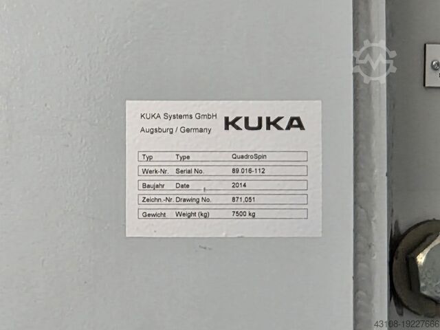 Turntable KUKA KS QuadroSpin