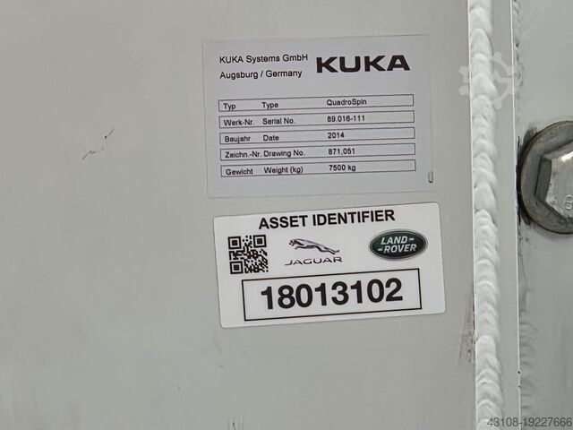 Turntable KUKA KS QuadroSpin