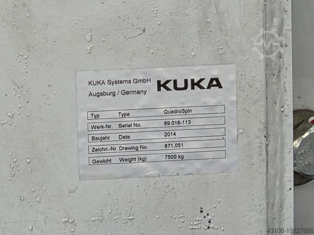 Turntable KUKA KS QuadroSpin