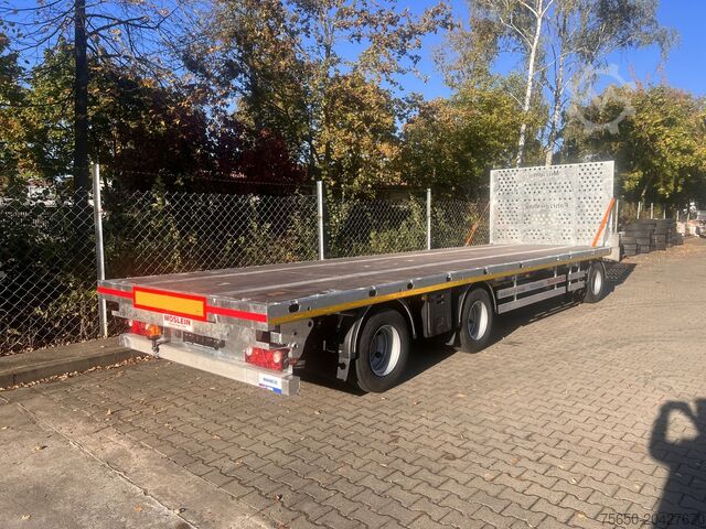 Anhänger mit offener Pritsche Möslein T 3 Plato 10,5 m  3 Achs Jumbo- Plato- Anhänger 10,50 m, Mega