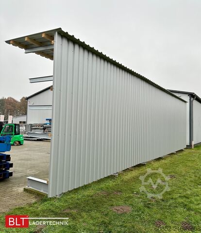 Kragarmregal Kragarmregal mit Dach & Rückwand H:400cm Fuß + 3 Ebenen