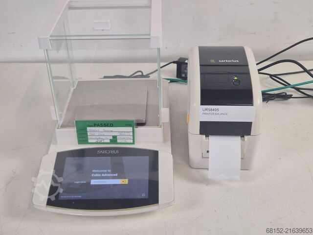 Sartorius MSA225-1CE-D1 Solent Waagen + Cubis MCA623S Drucker Sartorius MSE1245