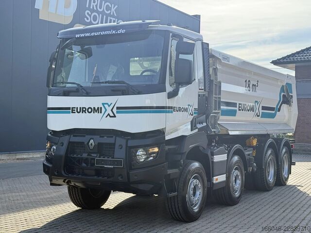 Tipper Renault K 480 Renault K480 8X4 EuromixMTP TMK 18 Kipper...