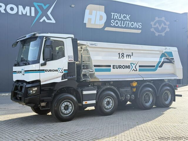 Tipper Renault K 480 Renault K480 8X4 EuromixMTP TMK 18 Kipper...