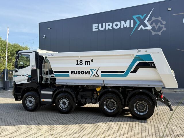 Tipper Renault K 480 Renault K480 8X4 EuromixMTP TMK 18 Kipper...