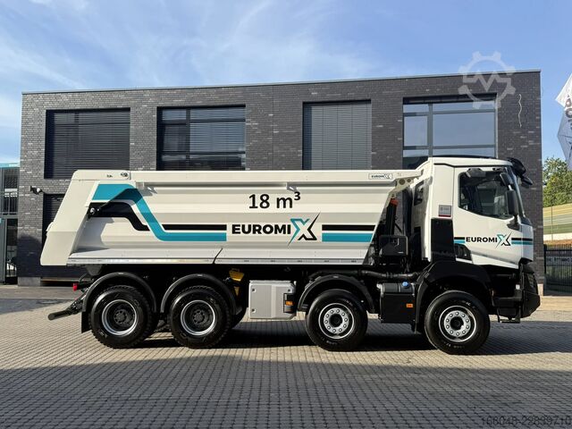 Tipper Renault K 480 Renault K480 8X4 EuromixMTP TMK 18 Kipper...