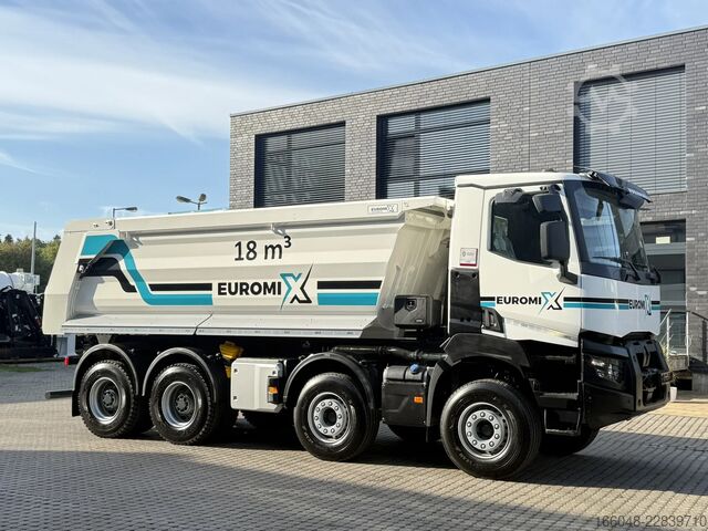 Tipper Renault K 480 Renault K480 8X4 EuromixMTP TMK 18 Kipper...