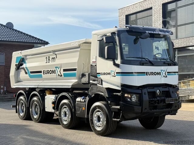 Tipper Renault K 480 Renault K480 8X4 EuromixMTP TMK 18 Kipper...