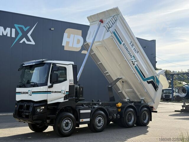 Tipper Renault K 480 Renault K480 8X4 EuromixMTP TMK 18 Kipper...
